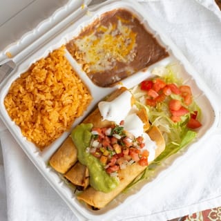 Taquitos (Flautas) Combo Plate