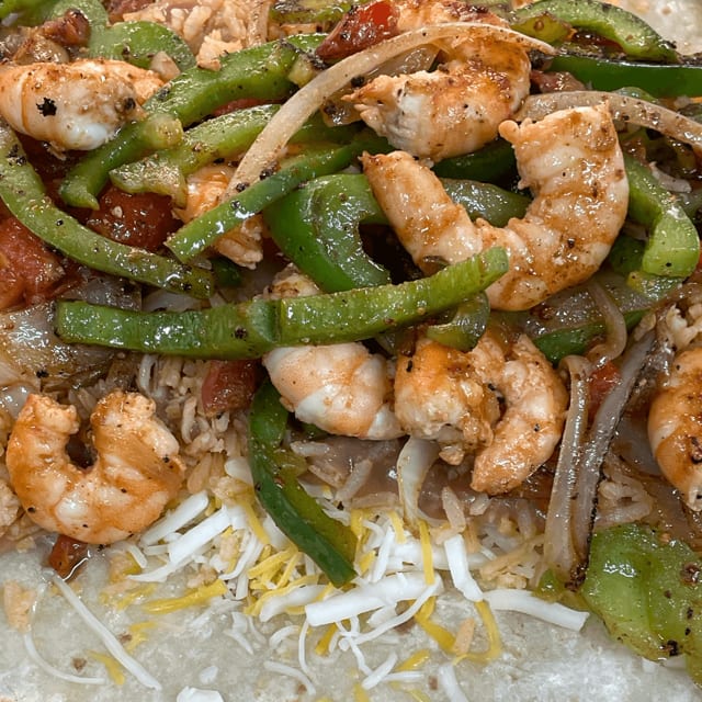 Acapulco Shrimp Burrito.