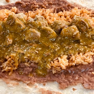 Chile Verde Burrito